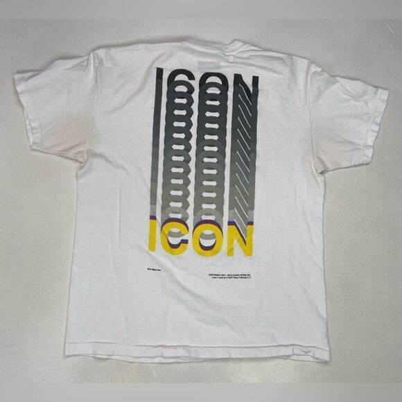 MSFTSREP Icon Jaden Smith Graphic T-shirt Men Large White Short Sleeve Music - Picture 1 of 10